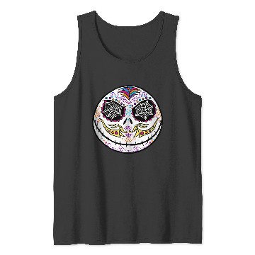 Discover Disneyss The Nightmare Before Christmas Jack Sugar Skull Tank Tops