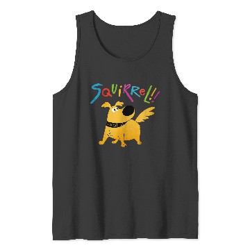 Discover Disneys Pixar Up Dug Squirrel Pose Tank Tops