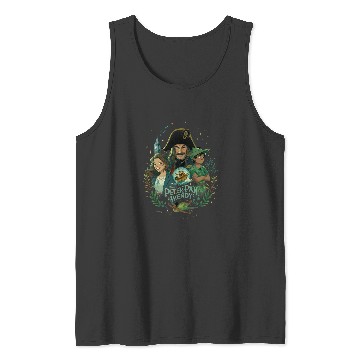 Discover Disneys Peter Pan Wendy Illustrated Characters Disneys Tank Tops