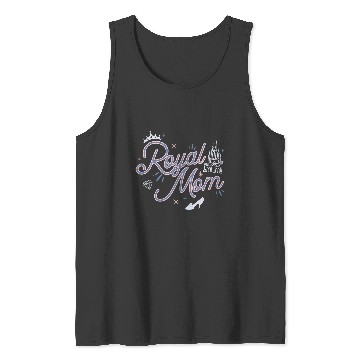 Discover Disney Princess Royal Mom Script Tank Tops
