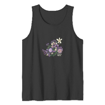 Discover Disney Minnie Mouse Spring Flowers Botanical Flo Tank Tops