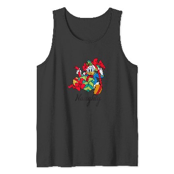 Discover Disneyss Donald Duck Naughty Wrapped Present Tank Tops