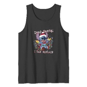 Discover Disneyss Lilo Stitch Christmas Dear Santa I Can Explain Tank Tops