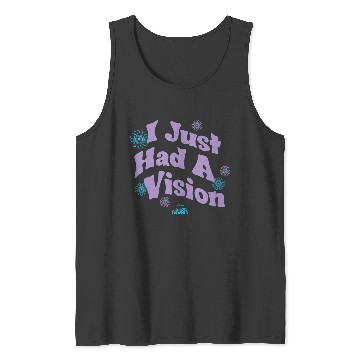 Discover Disneyss That So Raven I Just Had A Vision Wavy Text Logo Tank Tops