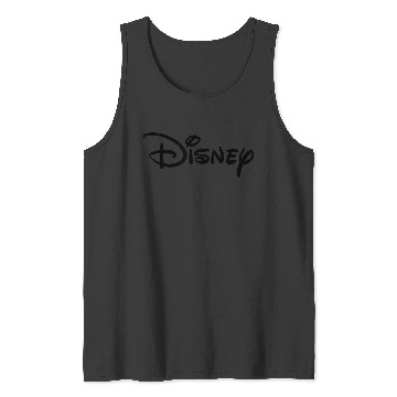 Discover Disneyss Simple Title Logo Tank Tops