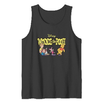 Discover Disneyss Winnie The Pooh Piglet Christopher Robin With Logo Tank Tops