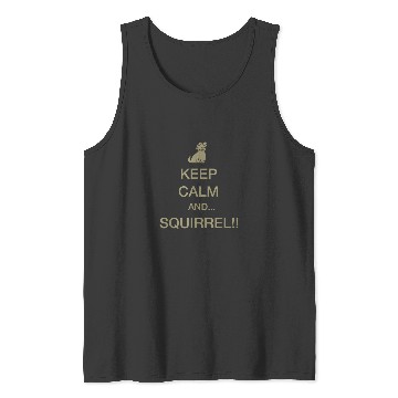 Discover Disney Pixar Up Keep Calm And Squirrel Dug Tank Tops