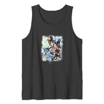 Discover Disneyss Kingdom Hearts Main Characters Falling From Heaven Tank Tops