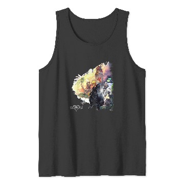 Discover Disneyss Kingdom Hearts Characters Clock Tower Group shots Tank Tops