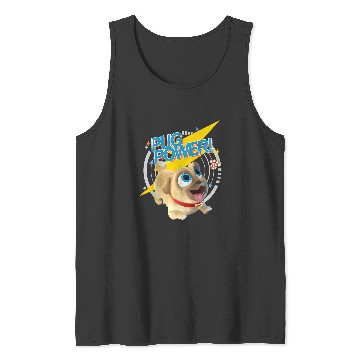 Discover Disneyss Puppy Dog Pals Pug Power Rolly Playful Chest Logo Tank Tops