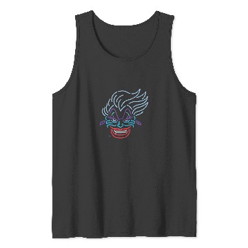 Discover Disney Ursula Neon Face TShirt Tank Tops