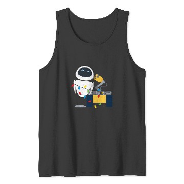 Discover Disney Pixar Wall-E Eve Christmas Light Wrap Tank Tops