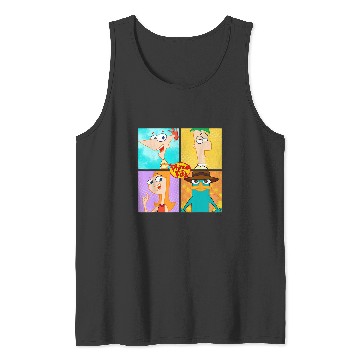 Discover Disney Phineas And Ferb Character Box Up Tank Tops