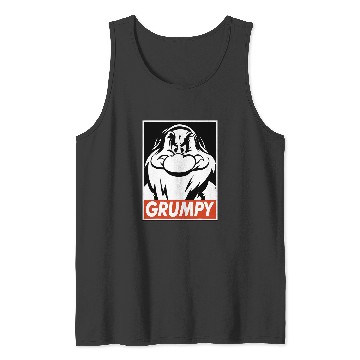 Discover Disney Snow White Grumpy Streetwear Poster Tank Tops