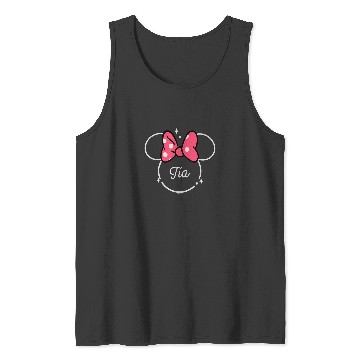Discover Disney Minnie Mouse Ta Aunt Head Icon Magic Da d Tank Tops