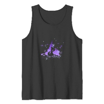 Discover Disney Tangled Rapunzel Silhouette Portrait Graphic Tank Tops