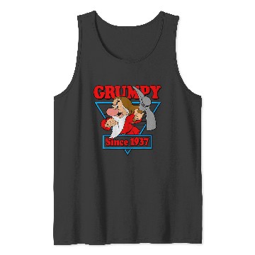 Discover Disneyss Snow White Grumpy Since 1937 Triangle Graphic Tank Tops