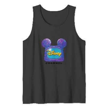 Discover Disney Channel  Mickey Mouse TV Retro  Logo Tank Tops
