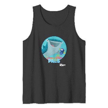 Discover Disney Pixar Finding Dory & Destiny Biggest Fish Pals Logo Tank Tops