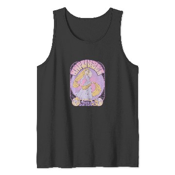 Discover Disney Tangled Rapunzel Seventies Retro Poster Tank Tops