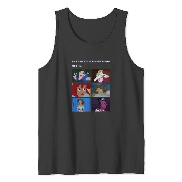 Discover Disney Princess Not Dramatic Meme Panel Tank Tops