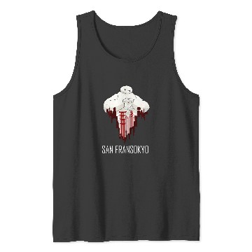 Discover Disney Big Hero 6 Baymax San Fransokyo Love Tank Tops