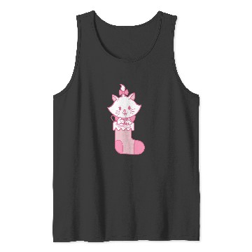 Discover Disney Aristocats Marie Christmas Simple Stocking Tank Tops