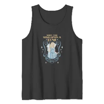 Discover Disney Pinocchio Blue Fairy Wish Upon a Star Tank Tops