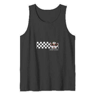 Discover Disney Mickey And Friends Mickey Mouse Checkerboard Stripe Tank Tops