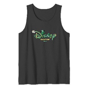 Discover Disneyss Logo St Patricks Day Vacation 2025 Trip Matching Tank Tops