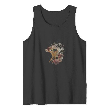 Discover Disney Bambi Vintage Floral Poster Tank Tops