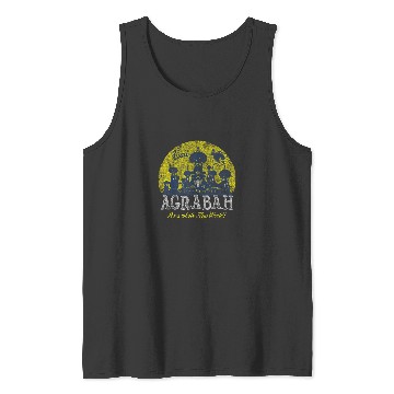 Discover Disney Aladdin Genie Visit Agrabah Palace Vintag Tank Tops
