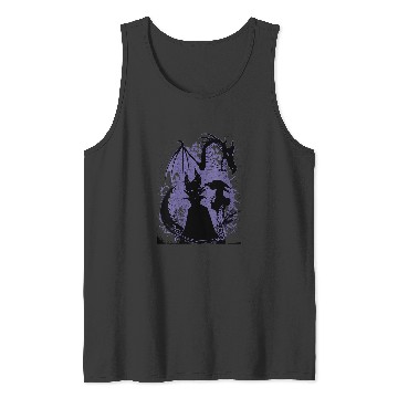 Discover Womens Disney Sleeping Beauty Maleficent Dragon Silhouette V-Neck Tank Tops