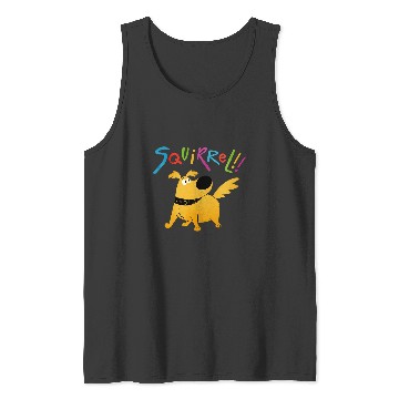 Discover Disney Pixar UP Dug Squirrel Pose Tank Tops
