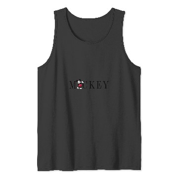 Discover Disney Mickey And Friends Mickey Mouse Simple Text Tank Tops