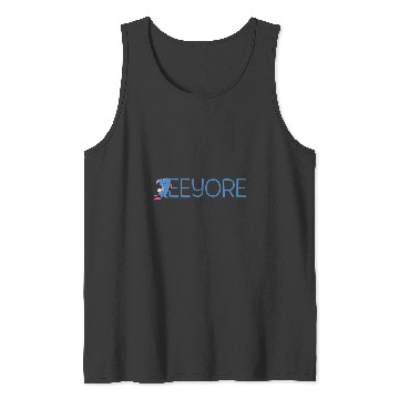Discover Disney Winnie the Pooh Eeyore Classic Lettering Tank Tops