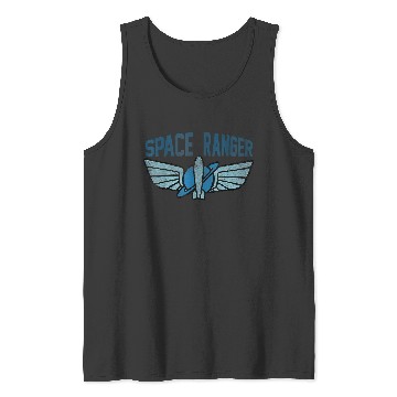 Discover Disneyss Pixars Toy Story Buzz Space Ranger Star Command Logo Tank Tops