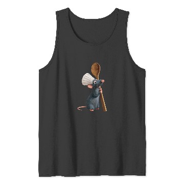 Discover Disney Pixar Ratatouille Chef Remy With Spoon Tank Tops