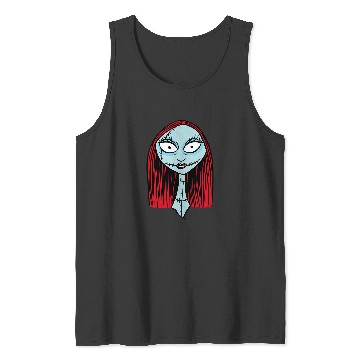 Discover Disney The Nightmare Before Christmas Sally Big Face Tank Tops