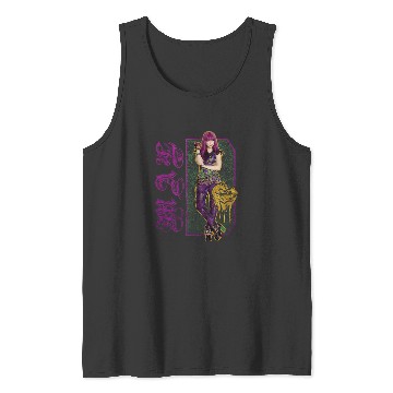 Discover Disney Descendants 2 Mal Paint Drip Poster Tank Tops