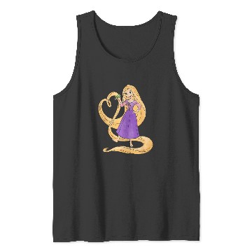 Discover Disney Princess Rapunzel Heart and Pascal Tank Tops