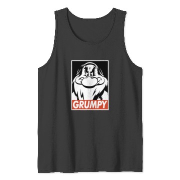 Discover Disney Snow White Grumpy Streetwear Poster Tank Tops