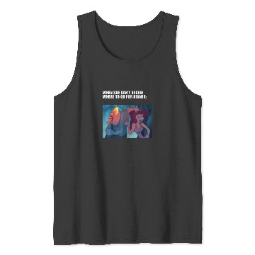 Discover Disney Villains Valentines Day Hades Megara Dinn Tank Tops
