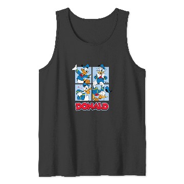 Discover Disney - Donald Duck Grid Tank Tops
