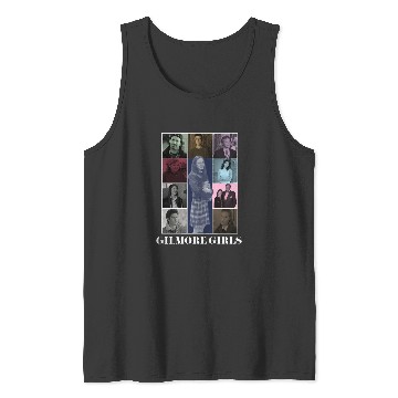 Discover Gilmore Girls Eras Tour Poster (White Print) Tank Tops