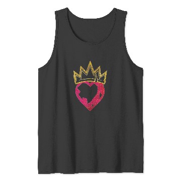 Discover Disney Descendants 2 Evie Heart Crown Tank Tops