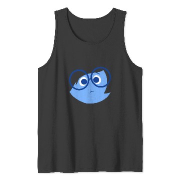 Discover Disney Pixar Inside Out Sad Face Halloween Tank Tops