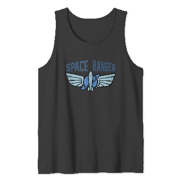 Discover Disneyss Toy Story Space Ranger Star Command Logo Tank Tops
