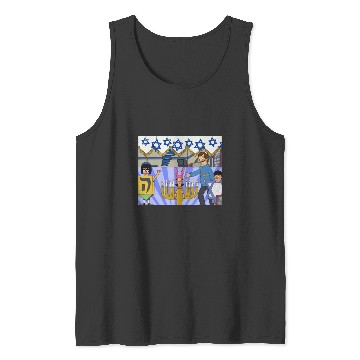 Discover Bob's Burgers Says Happy Hanukkah Tank Tops