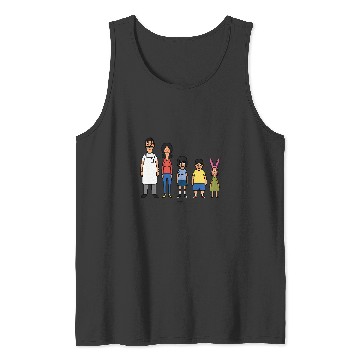 Discover Bob'S Burgers 8 Bit Tank Tops